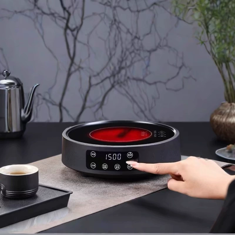 Электрическая керамическая печь Ruide Tang 1500W, мебельная мини-гончарная печь, круглая печь для чайников, многофункциональная чайная плита