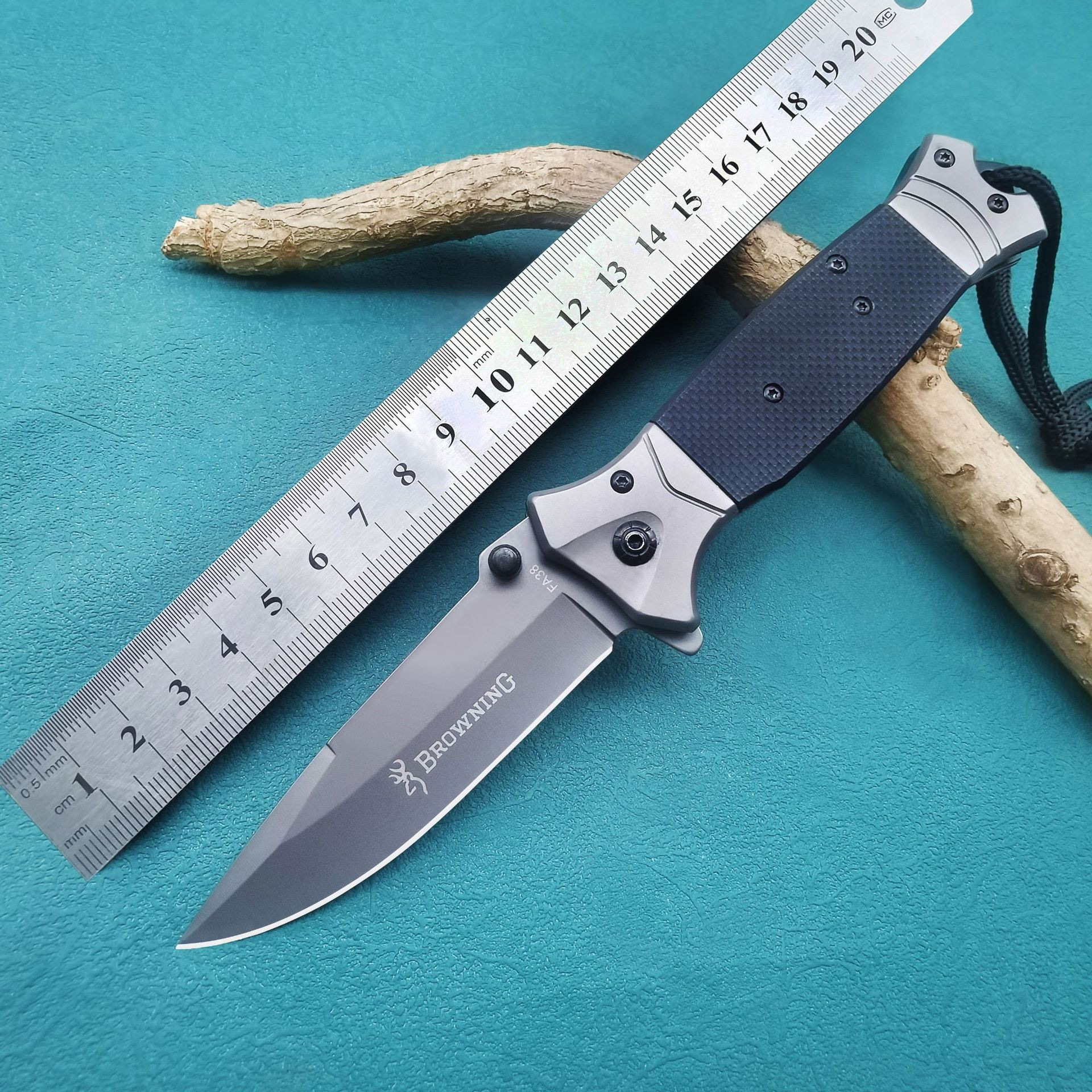 户外露营求生折叠小刀瑞士G10柄军工刀高硬度随身多功能折水果刀