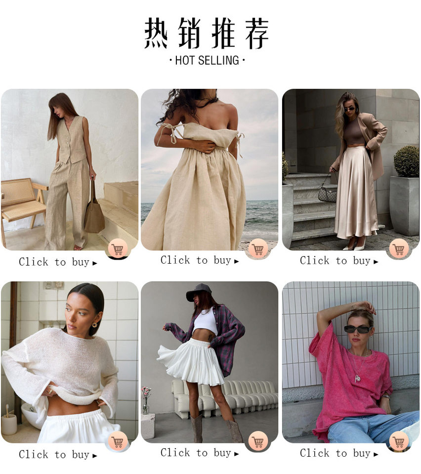 Bộ sơ mi dài tay cổ bẻ phối quần ống rộng dáng suông chất cotton — Màu cà phê, Màu cà phê nhạt, Màu kaki, Màu mơ chi tiết 1