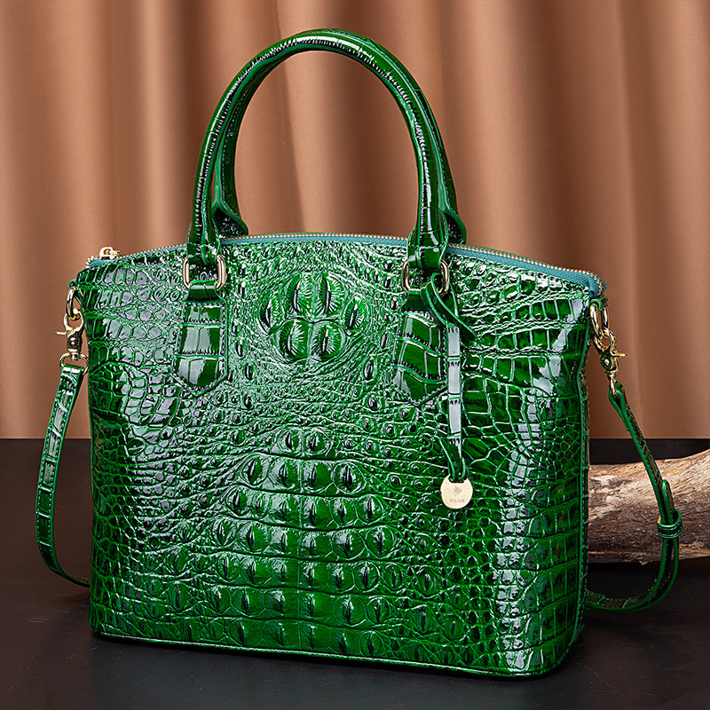 Crocodile Brahman 3D Neue Handtasche aus echtem Leder für Damen Doukuai Live Broadcast Organization_voghion.com