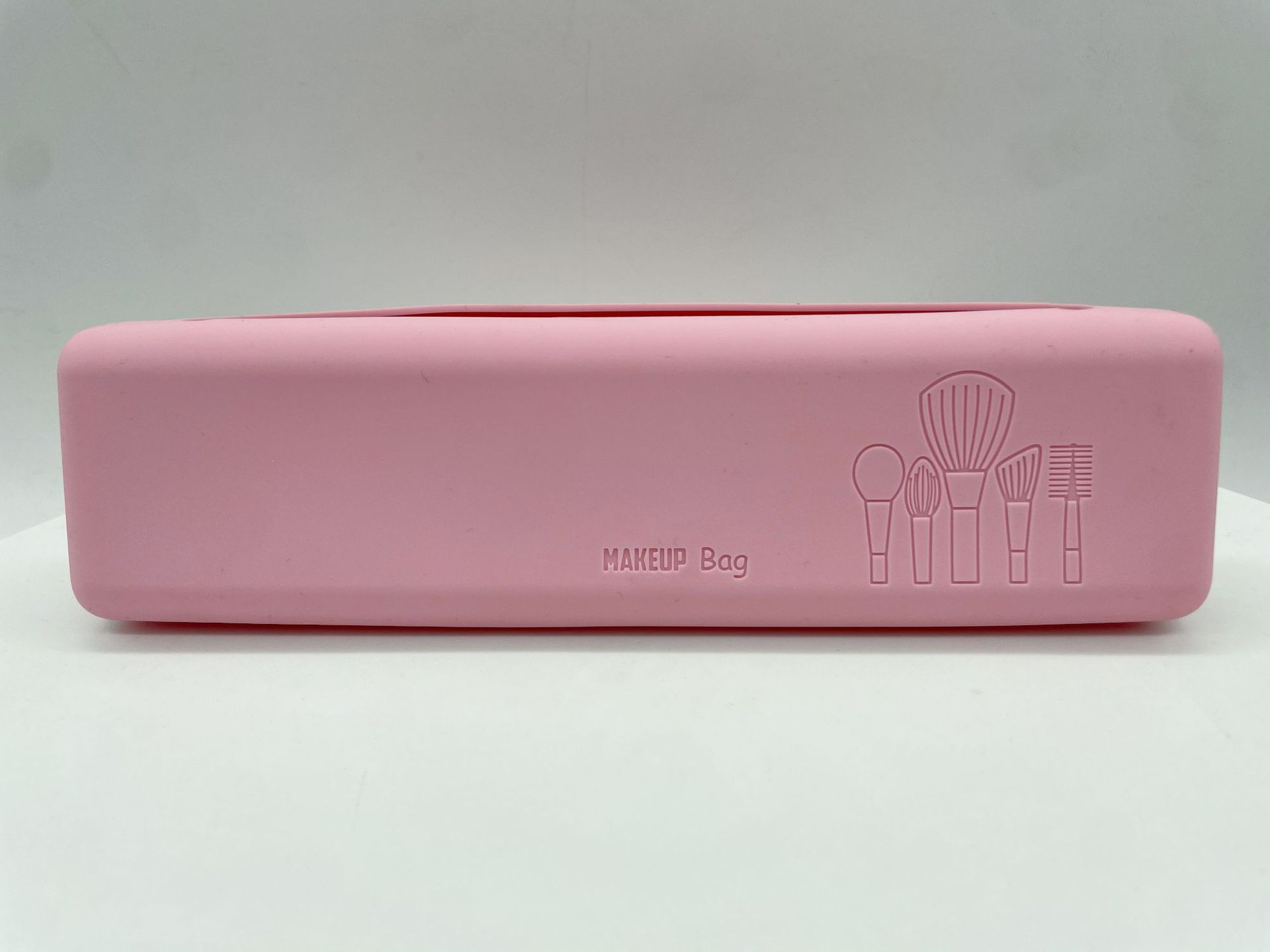 핑크 스퀘어 화장품 가방