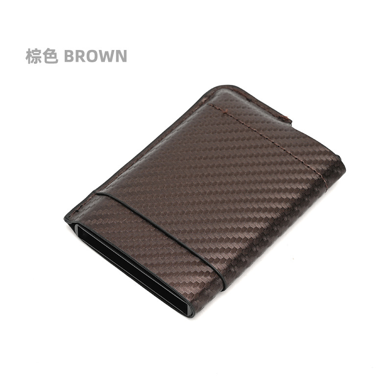 Titular de la tarjeta de control de acceso titular de la tarjeta multi-tarjeta titular de la tarjeta de estilo europeo y americano de los hombres billetera al por mayor clip de oro americano de los hombres venta caliente transfronteriza