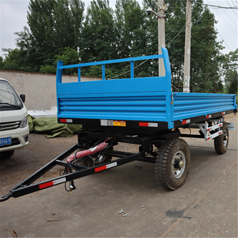 5吨农用拖车 自卸拖车 拖拉机运输挂车 农用拖斗车