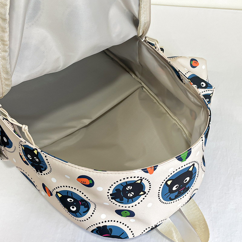 2025 nueva mochila de estudiantes de moda simple estilo universitario mochila de gran capacidad para viajar pareja mochila casal