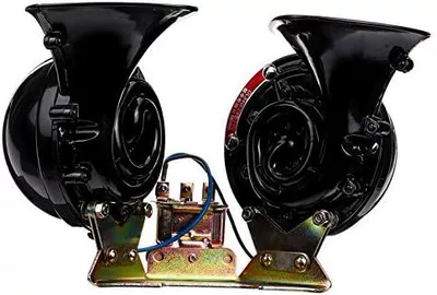 Car Loudspeaker, Truck Modified Dual-Tone Large Snail Horn, 12V with Relay, Car Electric Horn (Car horn/tweeter) - 12v-two-tone-big-snail