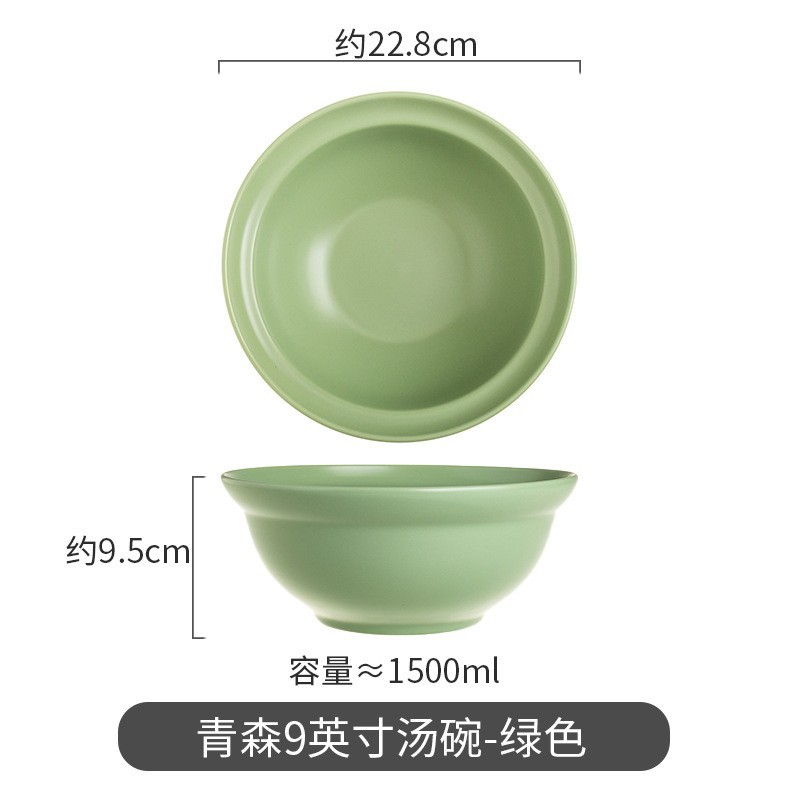 En línea rojo vajilla de cerámica Hotel occidental comida sopa tazón creativo desayuno plato hermoso simple vajilla inauguración plato