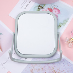 亞馬遜跨境新款可旋轉台式雙面鏡化妝鏡女士補妝鏡美妝鏡台式鏡子