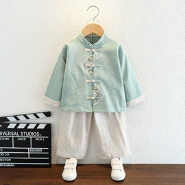 童民族服装;儿童表演服;童汉服