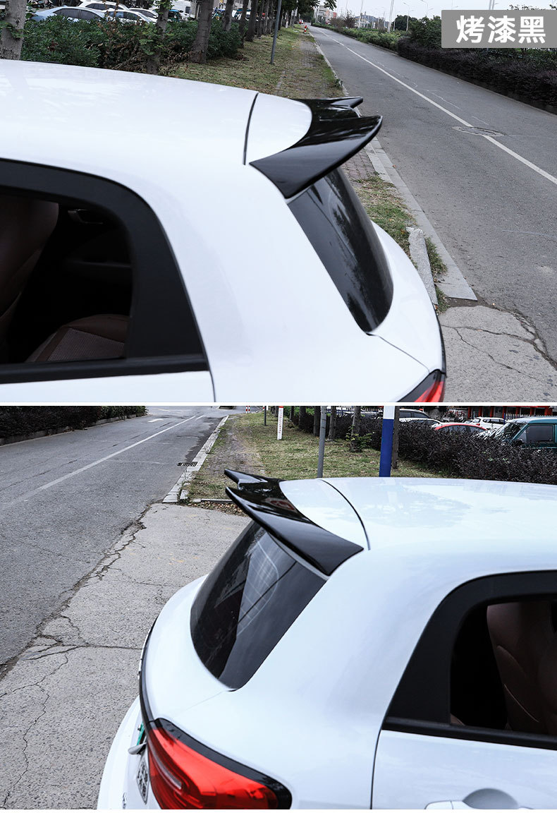 Special Zero T03 Tail Wing Modification, No-Drill Tail Wing Spoiler, Car Body Cute Decorative Sticker
