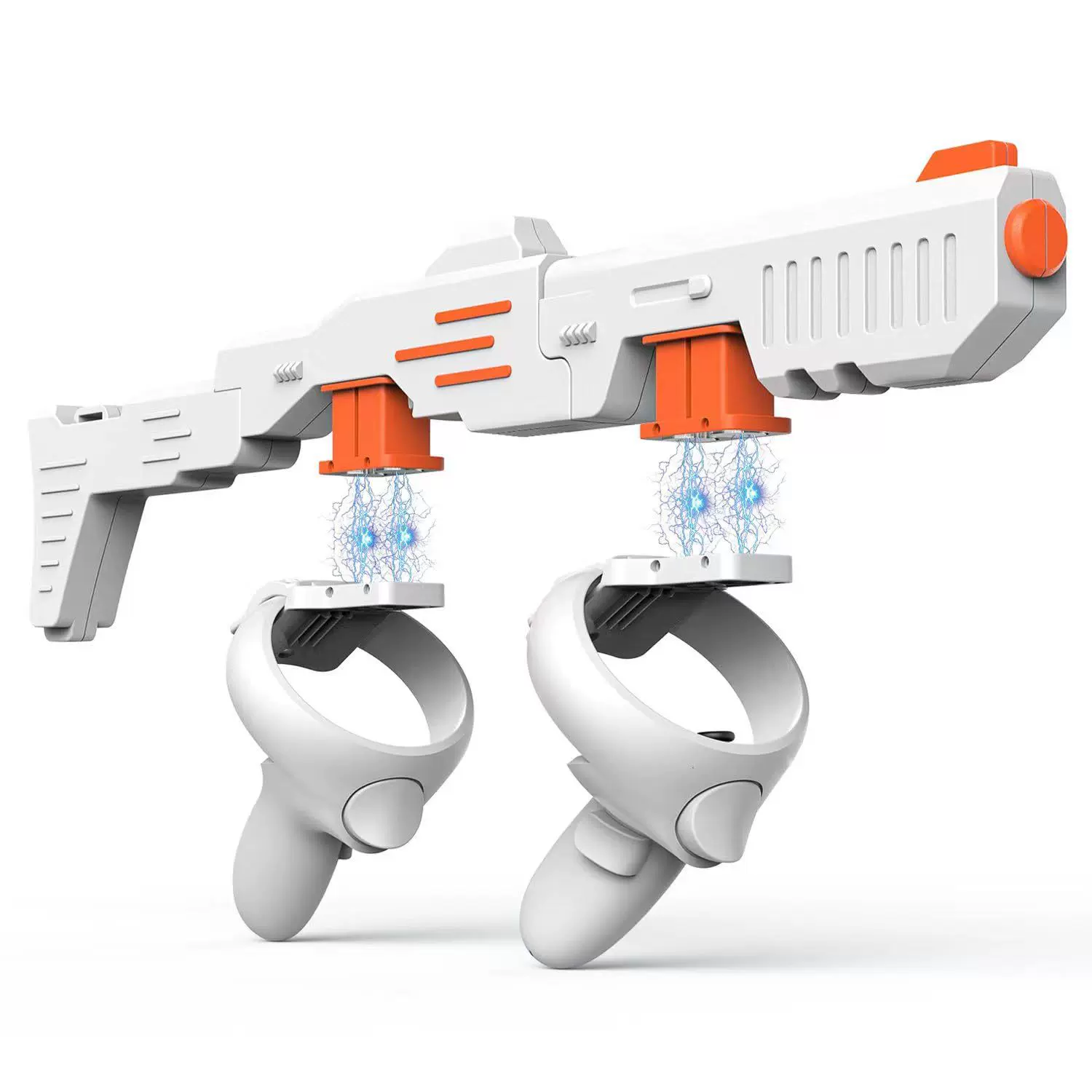 适用quest2代白橙色VR游戏手柄一体机支架vr虚拟互动配件支架