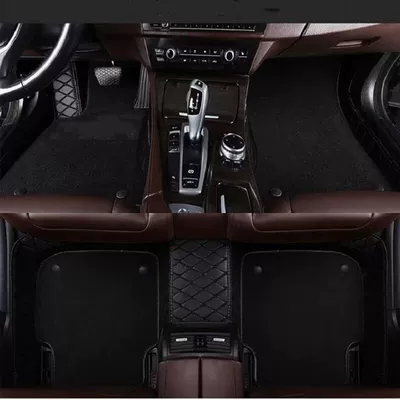Wei Foot Pad Pad | Ayaqaltılar (Kovriklər) - 06-19-sylphy-round-headlight-manual-transmission-double-layer-model-black-leather-black-carpet