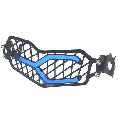 Motorcycle frame modified new headlight protection - stainless-steel-blue-gs