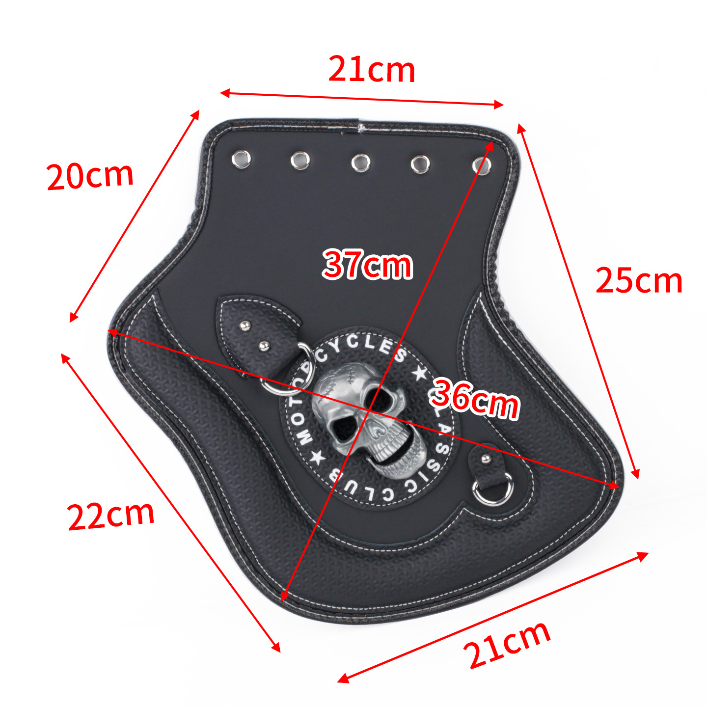Cross-Border Hot-Selling Motorcycle Engine Heat Insulation Pad, Retro Universal Cruiser Motorcycle Leather Crocodile Pattern Heat Insulation Pad