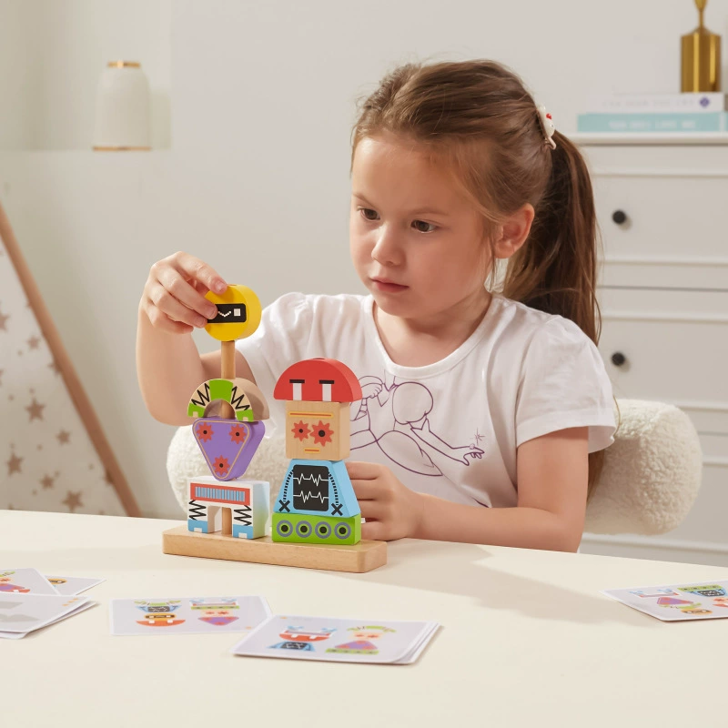 VIGA Robot, конструктор, башня, настольная игра, игрушка, семейный стиль