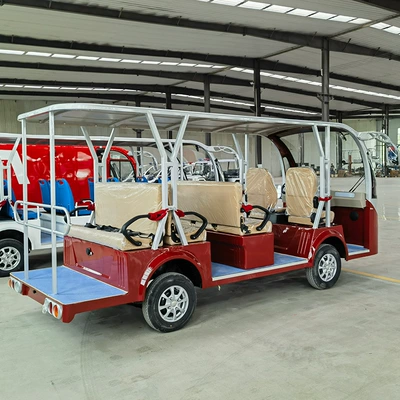Elektrikli qolf avtomobilləri Tourist Attraction Shuttle Bus