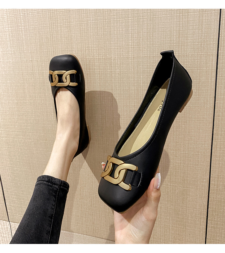 Comfortable Women's Leather Grandma Shoes Flat Casual Shoes_voghion.com