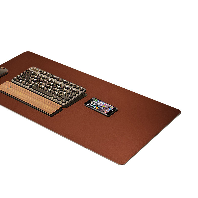 マウスパッド超大型オフィスデスクトップノートパソコンのキーボード革の字を書くデスクパッドの大きいサイズはシンプルで高級感があります。|undefined