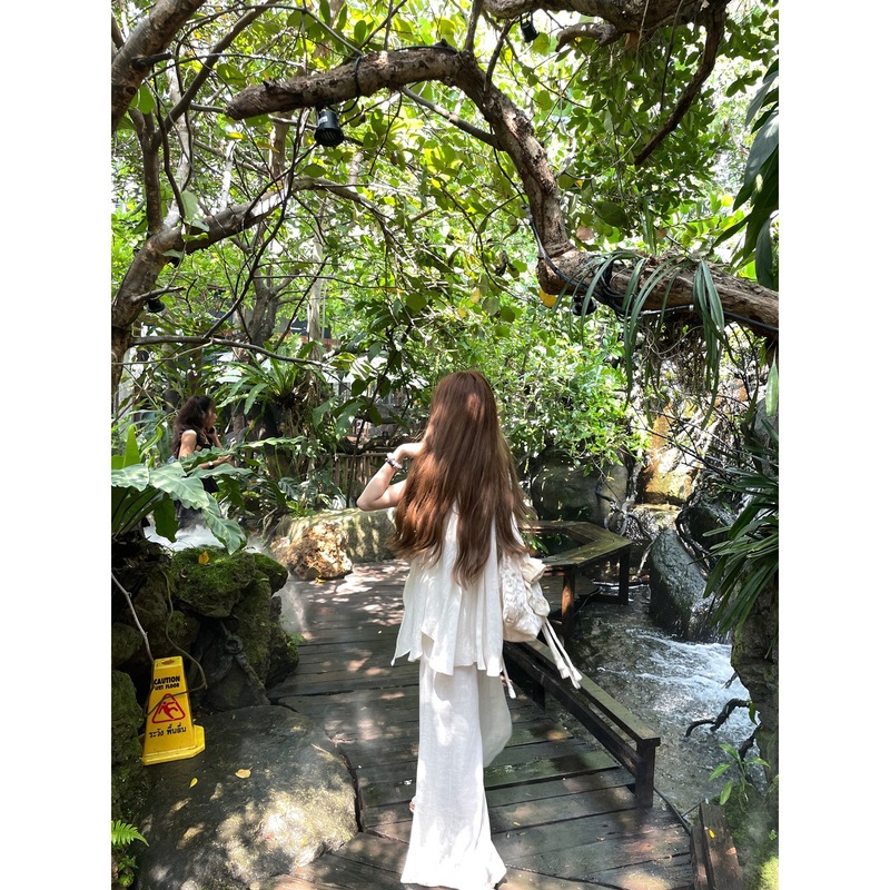 夏季禅意挂脖宽松上衣+透气长裤两件套休闲慵懒松弛感套装女|undefined