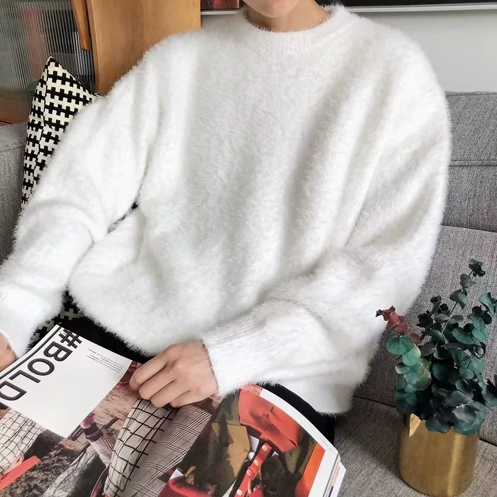 Новый мягкий клейкий свитер мужской осенний и зимний прилив