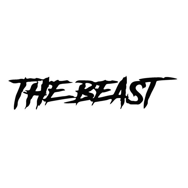 跨境爆款THE BEAST野兽个性创意车贴装饰车身玻璃装饰贴亚马逊|undefined