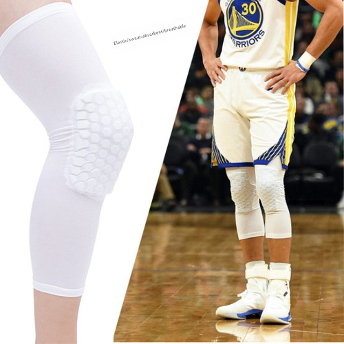 Basketball knee pads honeycomb impact protection extended professional training equipment unisex basketball equipment sports protective gear