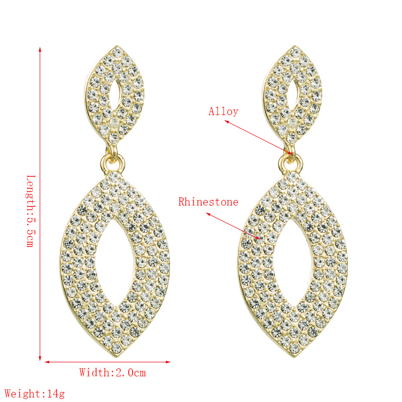 Boucles D&#39;oreilles En Diamant Super Flash Géométrique display picture 1