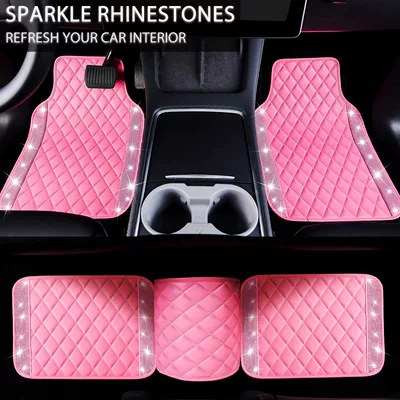 Universal Foot Pad, Trade Car-Mounted Diamond-Encrusted Anti-Slip Car