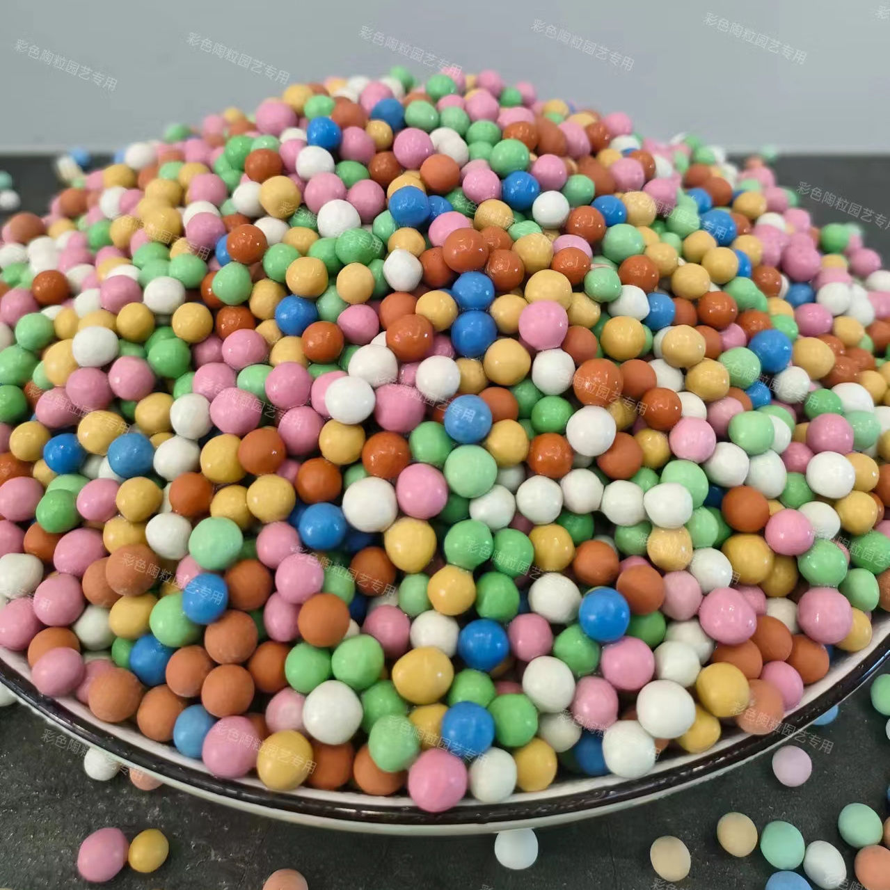 컬러풀 도자기 볼 중형 [5-7mm 2.5kg ] 원예/점장 적극 추천 핫 세일 모델