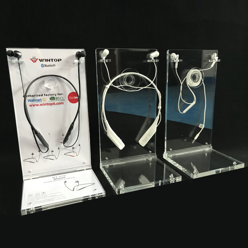 Multi-functional desktop earplugs in-ear halter neck Bluetooth sports headset display stand display stand Creative