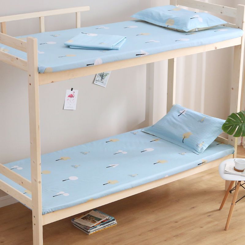 100% algodón puro dormitorio de estudiantes sábanas individuales 0,9 m dormitorio cama individual algodón hogar doble edredón lista