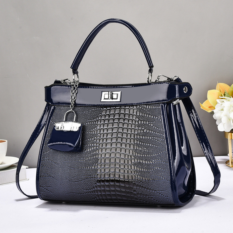 Bolso de mano con patrón de cocodrilo 2025, bolsos de mujer, nuevos bolsos de hombro casuales, bolsos de viaje de moda