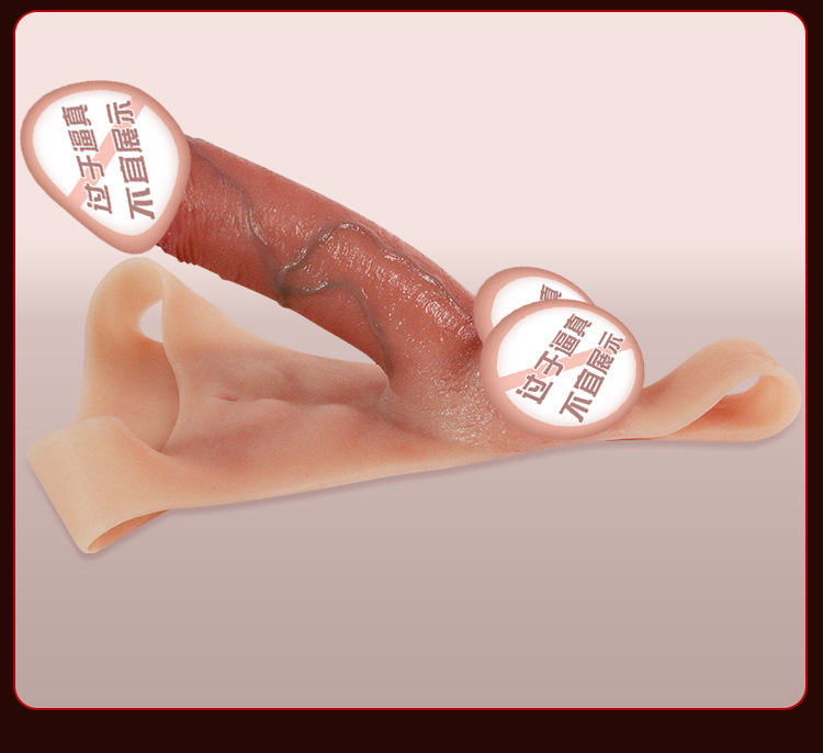 Silicone Wearable Dildo Pants for Adults, Insertable Hollow Design, Size L — detail image 27