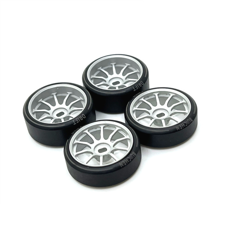 Weili Mosquito Car Jingshang 1/28 Remote Control Car Upgrade Two Wide and Two Narrow Outer Diameter 27mm Drift Wheel Tire Weili Mosquito Car Jingshang 1/28 Remote Control Car Upgrade Two Wide and Two Narrow Outer Diameter 27mm Drift Wheel Tire