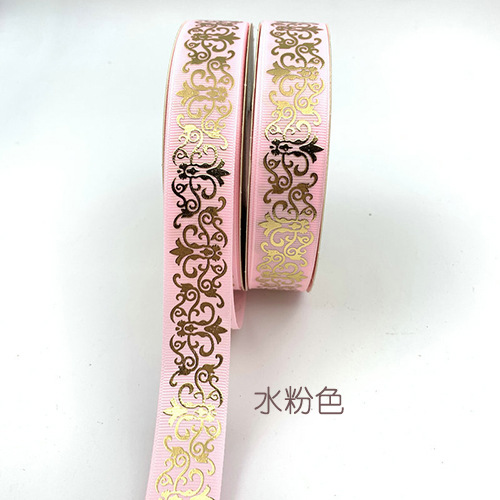 Dorado hilo cinta bar soporte material Palacio estilo flor hornear caja de regalo embalaje arco cinta