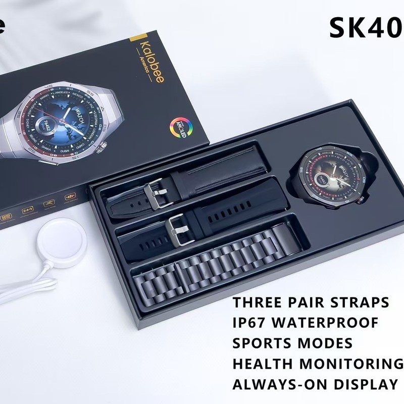 SK40 スマートウォッチ クロスボーダー ホットモデル Bluetooth 通話 GT5 シリーズ 心拍数測定 NFC 音楽 スポーツ Bluetooth 通話|undefined