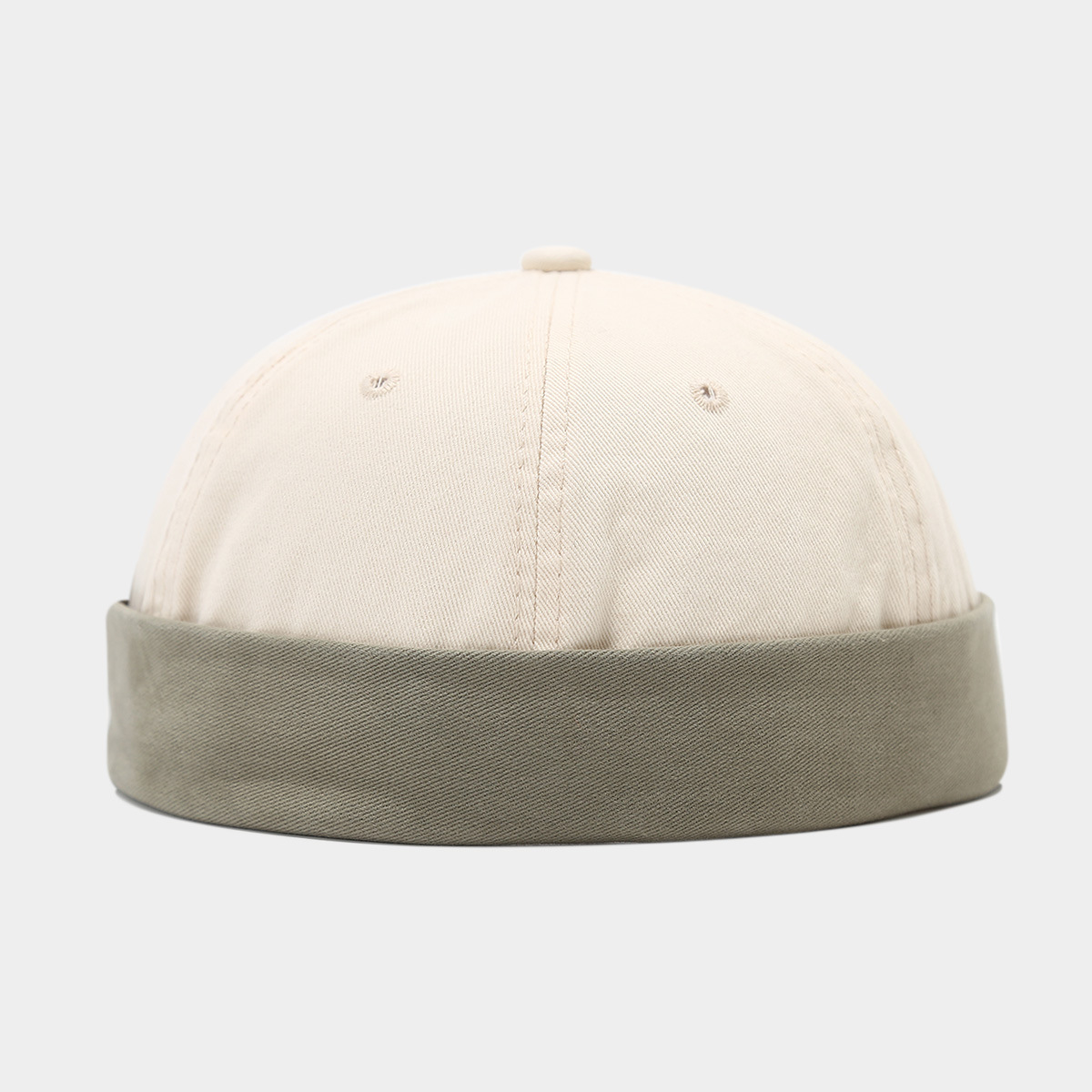 Nuevo estilo americano de algodón empalmado sombrero hombre hip-hop yapai sombrero hombre sin cornisa sombrero de piel de melón mujer al aire libre image 9