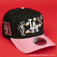 New Fashion Cross-Border M-L-B Baseball Cap with Letter Embroidery Hip-Hop Adjustable Hat N-Y L-A Cap K-11