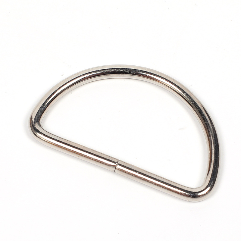 Suministro de stock de metal D-buckle multi-tamaño semicircular D-ring D-buckle pet collar D-buckle hardware accesorios de bolsas image 6