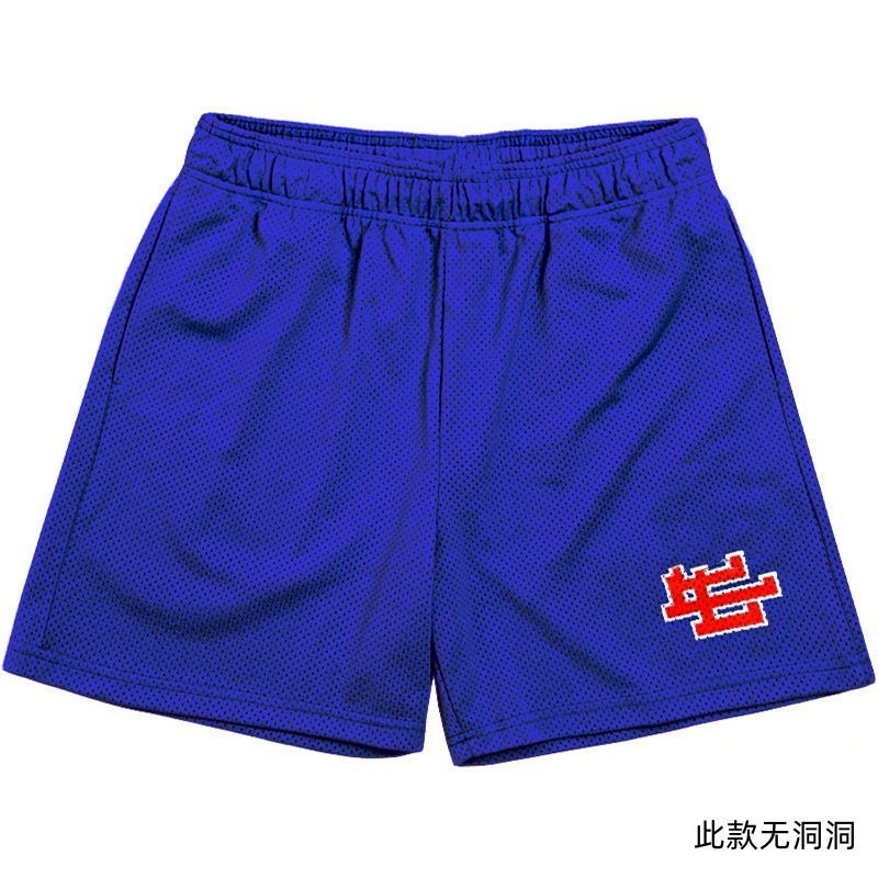 Pantalones deportivos estadounidenses para hombres y mujeres, pantalones de acondicionamiento de verano, pantalones de malla transpirables, sueltos, secos rápidos, pantalones de pareja.