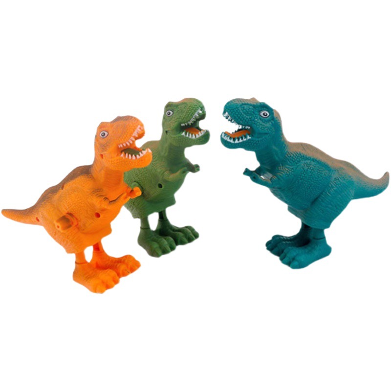 Spring toy jumping dinosaur children Tyrannosaurus kindergarten prize small gift Children's Day gift wholesale