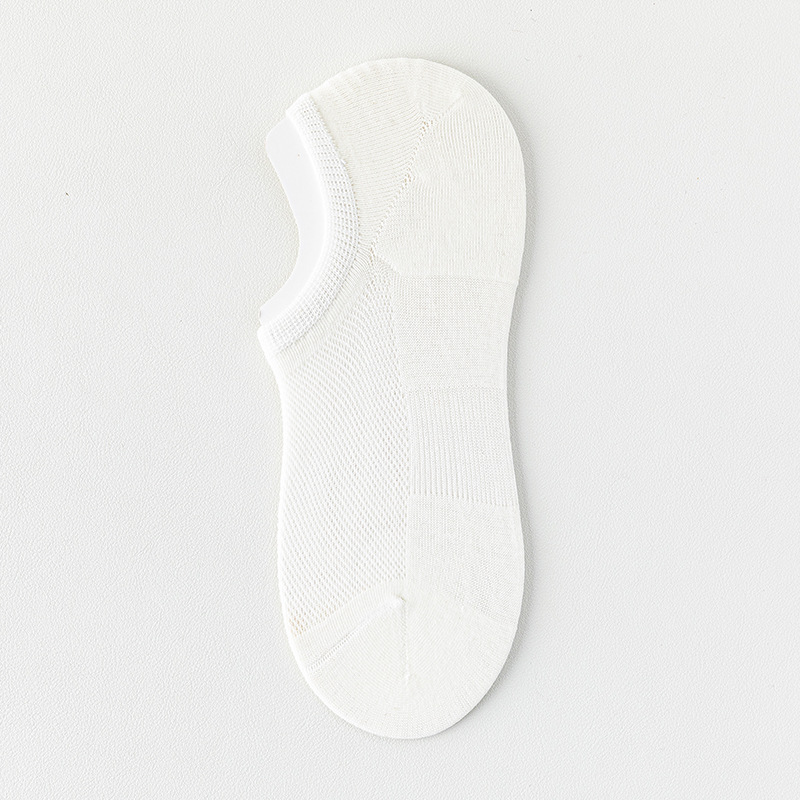 Zhuang Zhixia, calcetines de algodón, calcetines invisibles de malla delgada, calcetines de barco sin hueso, calcetines de talón para mujeres
