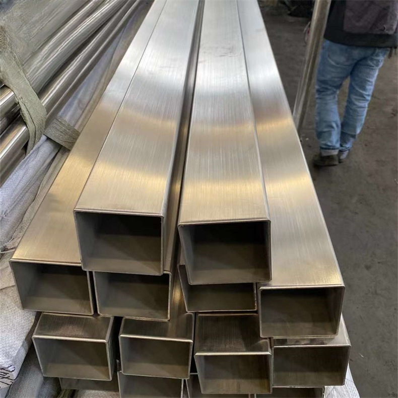 304 316 拉丝方管矩形管 厚壁空心 厂家批发 量大从优