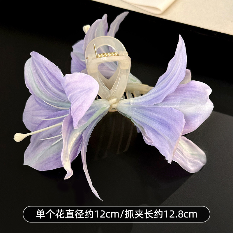 夏の海辺の花のヘアピン、多用途の甘い女の子のヘアピン、花のヘアピン、後頭部のヘアピン、女性用のファッショナブルなヘアアクセサリー|undefined