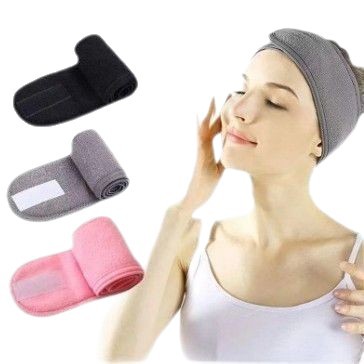 Europa y América Velcro correa de cabello SPA maquillaje correa de cabello salón de belleza yoga pañuelo deportivo luna correa de cabello de punto accesorios para el cabello