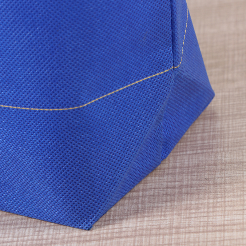 Bolsas de tela no tejida recubiertas de costura de automóvil productos digitales embalaje de regalos bolsas de mano azul fondo sin laterales bolsas de compras de ropa image 2