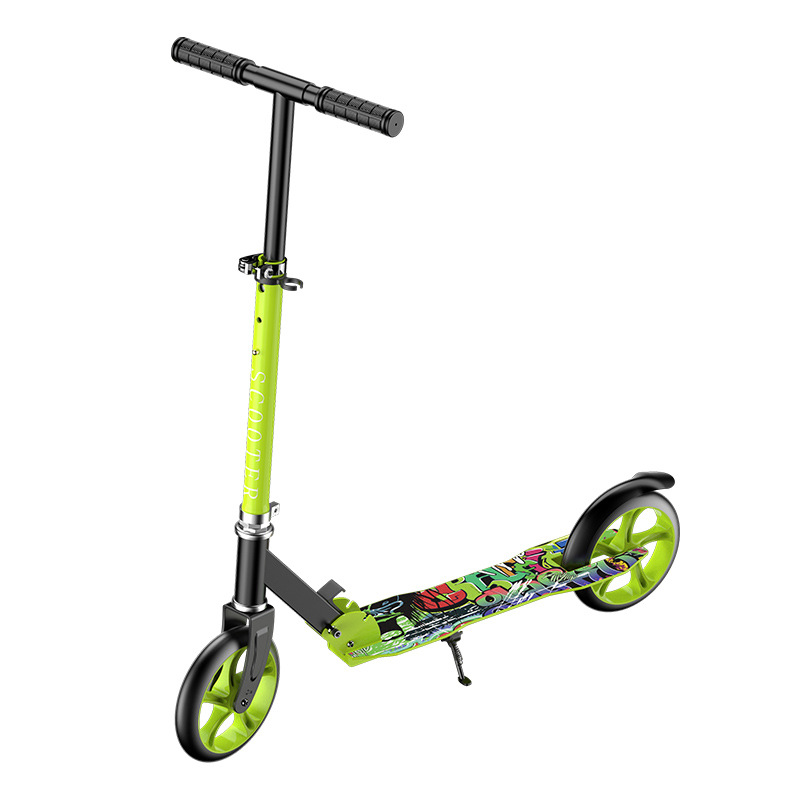 Adult Scooter Children Teenagers Work Big Wheel Two Wheel Foldable City Campus Scooter Scooter