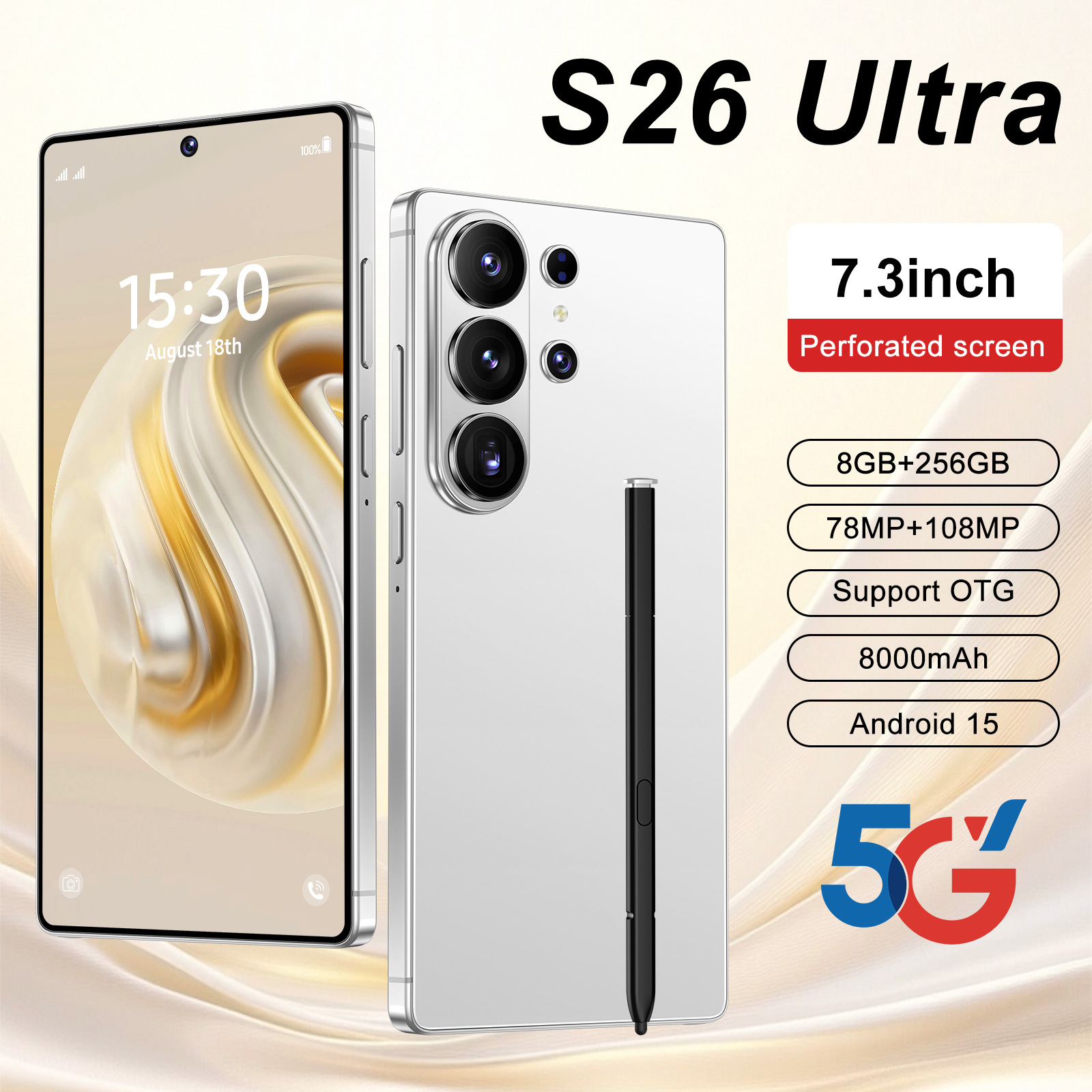 Source factory Z26 cross-border smartphone, global universal version, genuine 4G Android, overseas warehouse dropshipping.