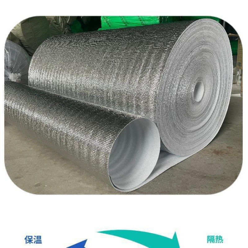 Película de aislamiento térmico del techo acero de color sala de sol de doble cara película de aluminio de algodón de perla película de protección solar a prueba de agua espuma aislante térmica