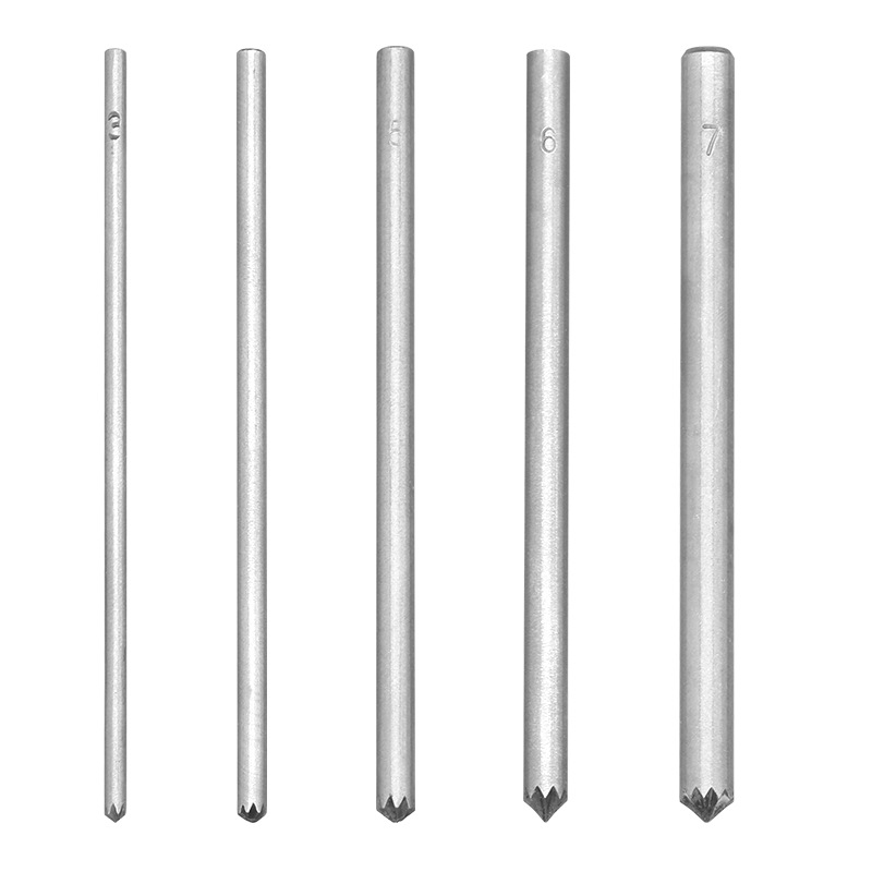 Manual de cuero flor punzonado callos flor punzonado crisantemo punzonado herramienta de perforación de cuero herramienta de instalación de remache hueco