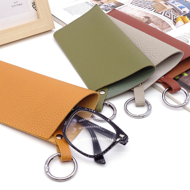 Pu Leather Square Trend Travel Bag Glasses Storage Bag Sunglasses Glasses Case Travel Portable Storage Glasses Bag